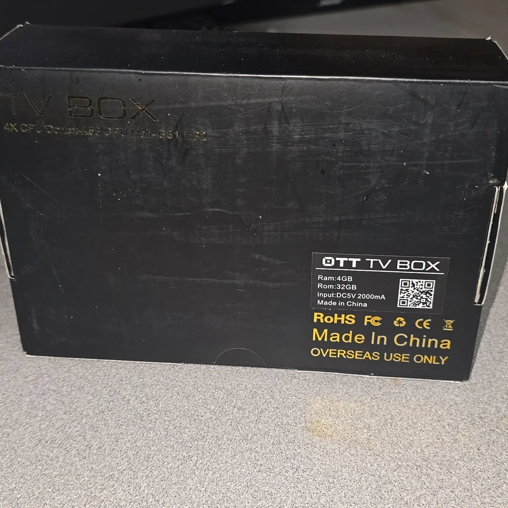 New T95 Android TV Box with Remote and Accessories